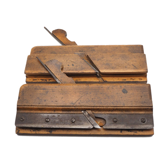 Pair of Small 3/8" Tongue & Groove Planes by B. B. Burley, Glasgow