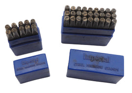 Full Sets of Number and Letter Stamps. Boxed