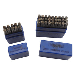 Full Sets of Number and Letter Stamps. Boxed