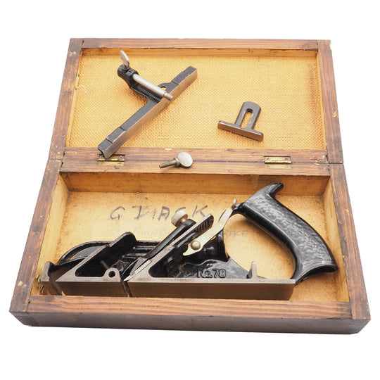 Good Boxed Stanley England No. 78 Fillister Plane