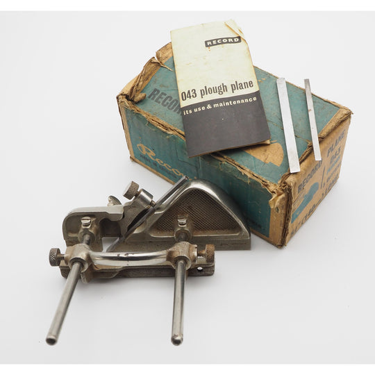 Record Sheffield No. 043 Small Rebate Plane. Boxed