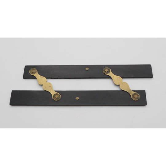 Good 6" Ebony & Brass Parallel Rule