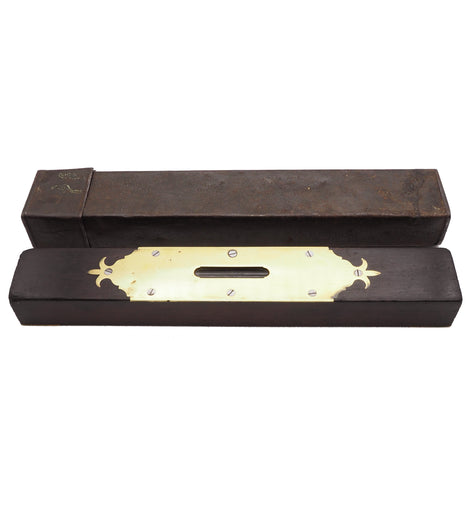 Early Highly Decorative Scottish Level in Original Case