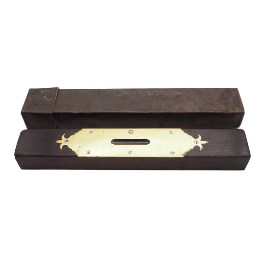 Early Highly Decorative Scottish Level in Original Case