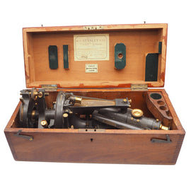 Superb Stanley London Boxed Theodolite
