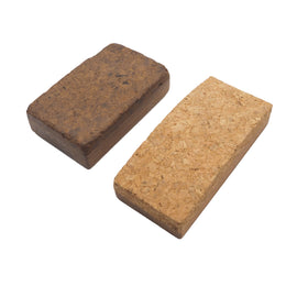 Two Good Walnut and Cork Sanding Blocks