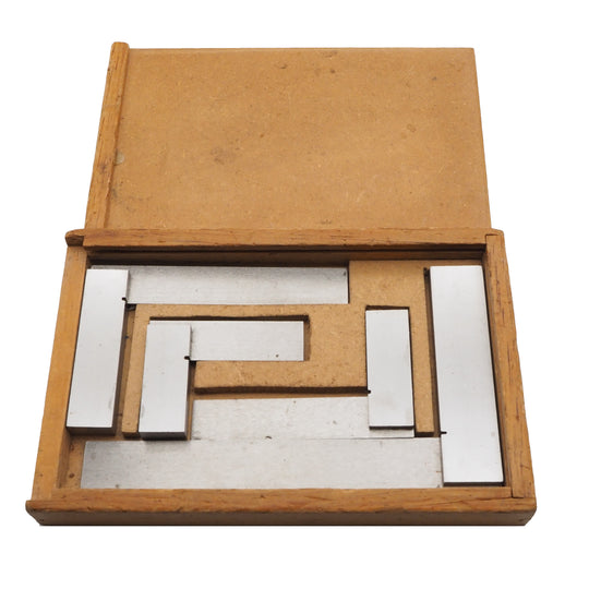 Boxed Set of 4 Steel Engineers Squares