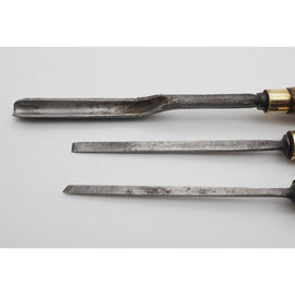 3 Vintage Small Carving Chisels