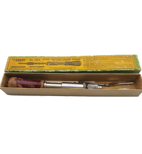Boxed Stanley England No. 135A Ratchet Screwdriver