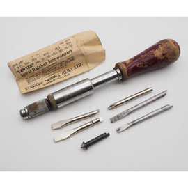 Boxed Stanley England No. 135A Ratchet Screwdriver