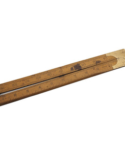 Early 24" long 2 Fold Boxwood Scale Rule