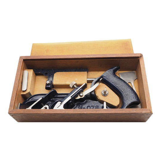 Superb Boxed Record Sheffield No. 078 Rebate Plane