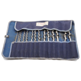 Full Set of Auger Bits by William Ridgway in Original Roll