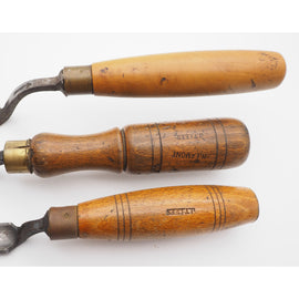3 Good Cranked Paring Gouges