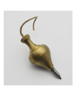 Good No. 2 Size Steel Tipped Gunmetal Plumb Bob