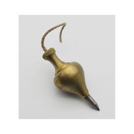 Good No. 2 Size Steel Tipped Gunmetal Plumb Bob
