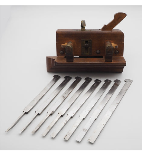 Good Beech Plow Plane by Griffiths With Full Set of Irons