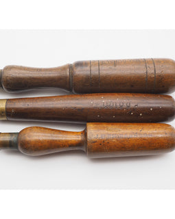 3 Good Long Paring Gouges by Various Makers