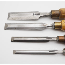 4 Good Clean Bevel-edged Chisels, Sorby Etc.
