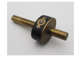 Good Ebony & Brass Oval Mortice Gauge