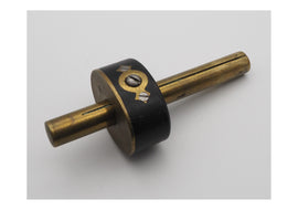 Good Ebony & Brass Oval Mortice Gauge