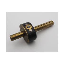 Good Ebony & Brass Oval Mortice Gauge