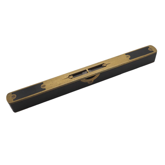 High Quality Ebony & Brass Level With Shutters