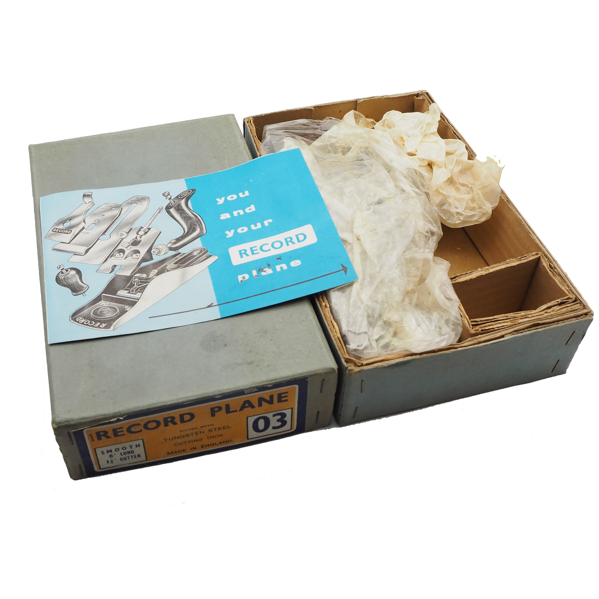 MINT Boxed Early Record No. 3 Bench Plane