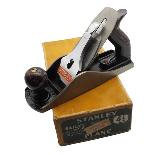 Basically Unused Stanley England No. 4 1/2 Plane. Boxed