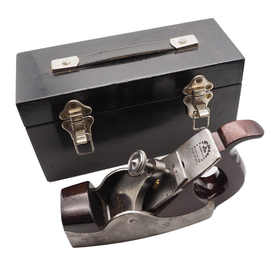 Beautiful Boxed Coffin-Shape Metal Smoothing Plane