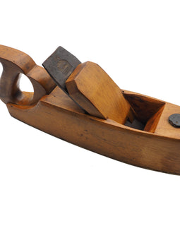 Unusual 12" Long Beech Handled Smoothing Plane