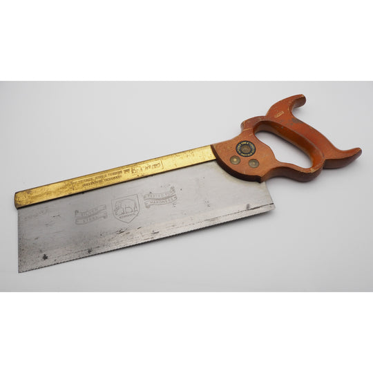 Basically Unused 12" Tenon Saw by W. Tyzack & Sons & Turner