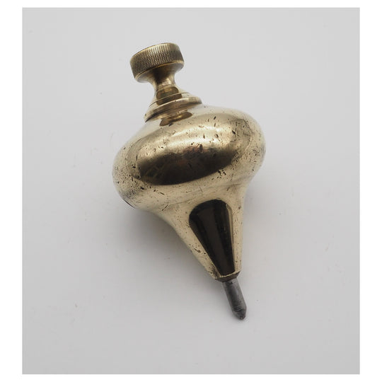 Huge Heavy Steel Tipped Gunmetal Plumb Bob