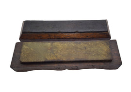 Superb Boxed Antique Washita Sharpening Stone