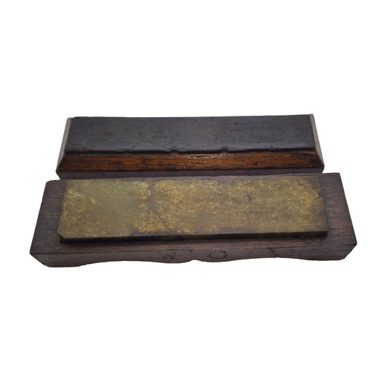 Superb Boxed Antique Washita Sharpening Stone