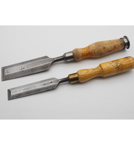 Two Good Large Size Marples BE Chisels