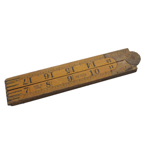 Chinese Four fold 2 Foot Boxwood Rule No. 7070