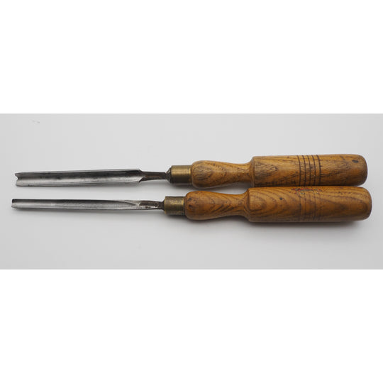 Pair of Small Size Gouges by Marples Sheffield