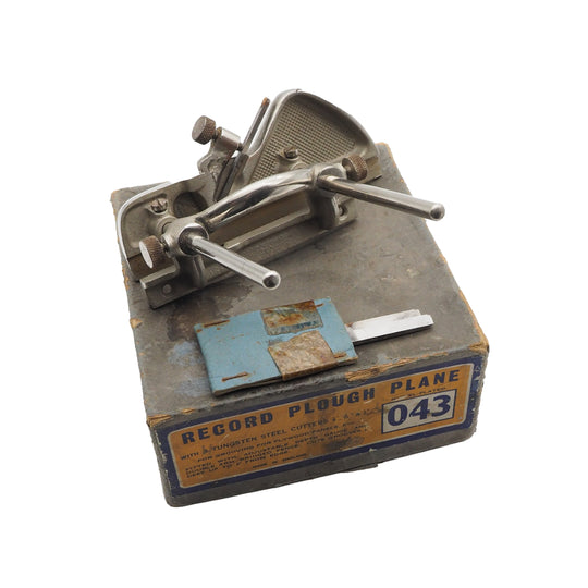 Record Sheffield No. 043 Rebate Plane. Boxed