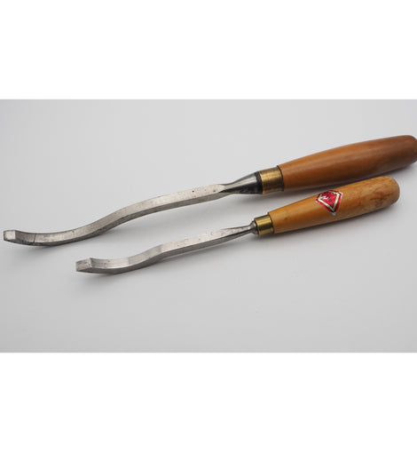 Two Good Sash Swan Neck Mortice Chisels
