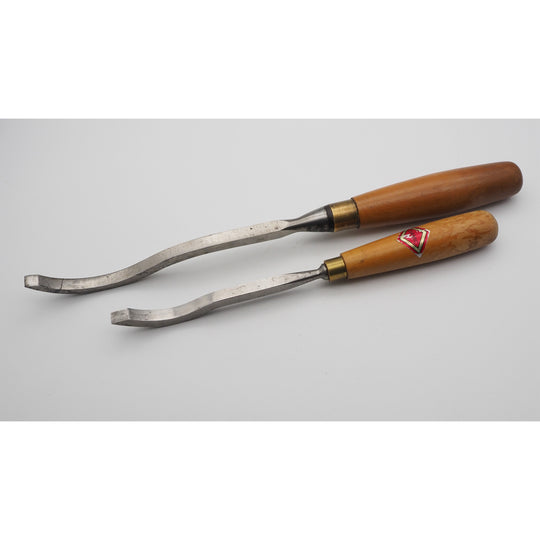 Two Good Sash Swan Neck Mortice Chisels