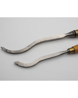 Two Good Sash Swan Neck Mortice Chisels