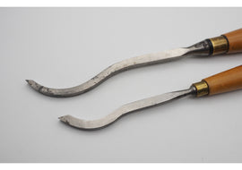 Two Good Sash Swan Neck Mortice Chisels