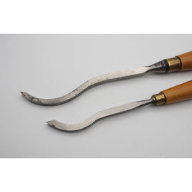 Two Good Sash Swan Neck Mortice Chisels