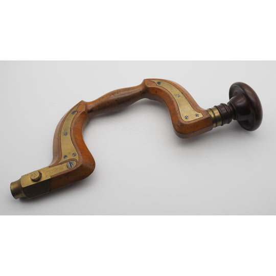 Superb Moulson Brothers Brass Inlaid Beech Brace