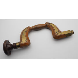 Superb Moulson Brothers Brass Inlaid Beech Brace