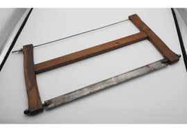 Small 19th Century Beech Frame Saw