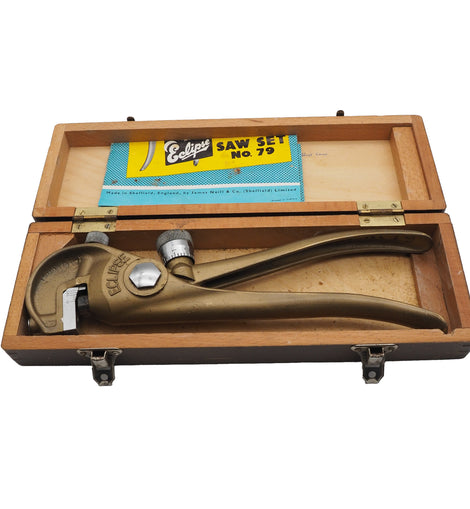 Eclipse No. 79 Circular Saw Blade Saw Set. Boxed
