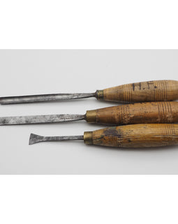Set of 3 Small Addis Carving Chisels