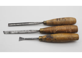 Set of 3 Small Addis Carving Chisels